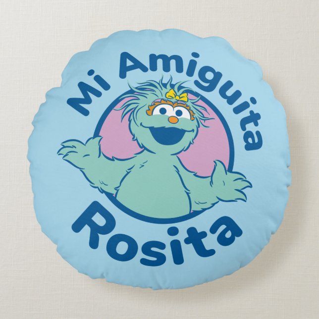 Sesame Street | Mi Amiguita Rosita Round Pillow (Front)