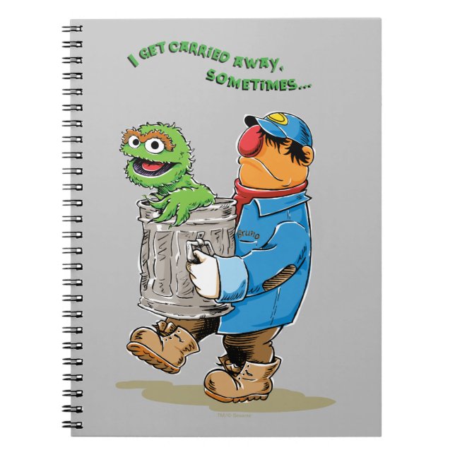 Sesame Street | Oscar & Bruno the Garbage Man Notebook (Front)