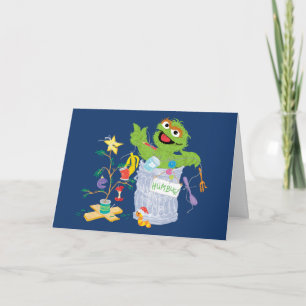 Sesame Street   Oscar - Christmas Tree Card