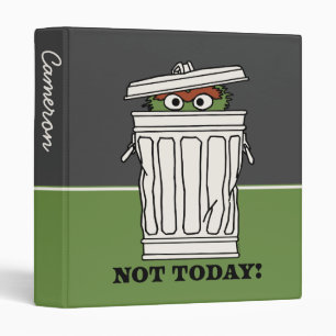 Sesame Street Oscar the Grouch Add Your Name Binder