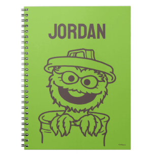 Sesame Street   Oscar the Grouch Bright Notebook