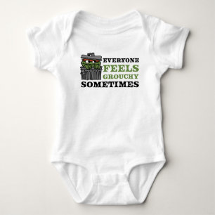 Sesame Street   Oscar the Grouch Feels Grouchy Baby Bodysuit