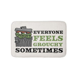 Sesame Street   Oscar the Grouch Feels Grouchy Bath Mat
