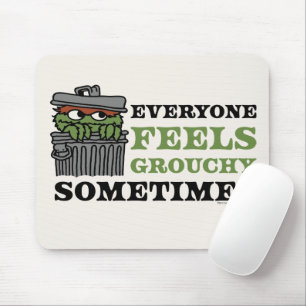 Sesame Street   Oscar the Grouch Feels Grouchy Mouse Pad
