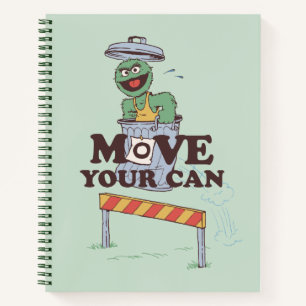 Sesame Street   Oscar the Grouch Move Your Can Notebook