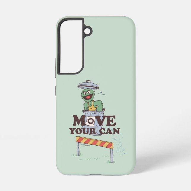 Sesame Street | Oscar the Grouch Move Your Can Samsung Galaxy S22 Case (Back)
