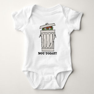 Sesame Street   Oscar the Grouch Not Today! Baby Bodysuit