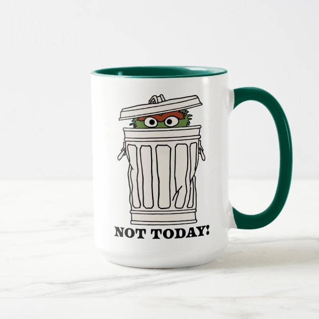 Sesame Street | Oscar the Grouch Not Today! Mug (Right)
