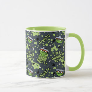 Sesame Street   Oscar the Grouch Phrase Pattern Mug