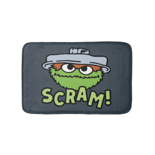 Sesame Street Oscar the Grouch Scram! Bath Mat