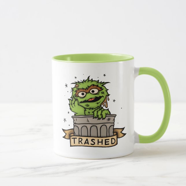 Sesame Street | Oscar the Grouch Trashed Mug (Right)