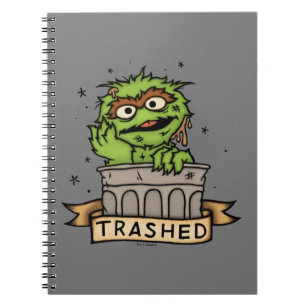 Sesame Street   Oscar the Grouch Trashed Notebook