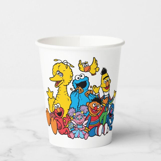 Sesame Street Pals 1st Birthday  Paper Cups (Left)