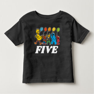 Sesame Street Pals   5th Birthday Balloons Toddler Toddler T-shirt