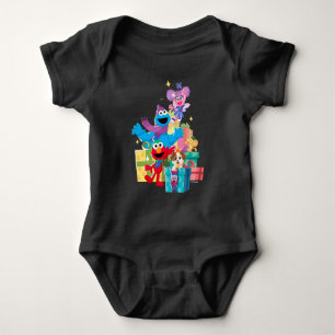 Sesame Street Pals and Presents Baby Bodysuit