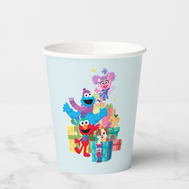 Sesame Street Pals and Presents Paper Cups (Left)