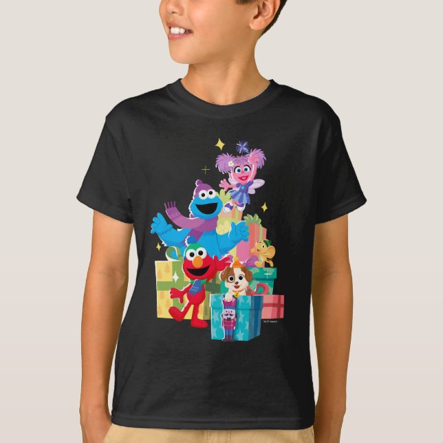 Sesame Street Pals and Presents T-Shirt (Front)