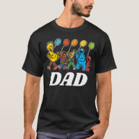 Sesame Street Pals | Birthday Balloons - Dad T-Shi