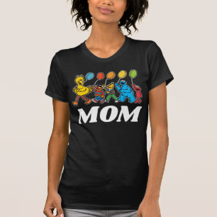 Sesame Street Pals Birthday Balloons - Mom T-Shi T-Shirt
