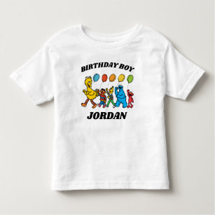 Sesame Street Pals   Birthday Boy Birthday Toddler T-shirt