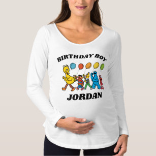 Sesame Street Pals   Birthday Boy Birthday Maternity T-Shirt