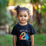 Sesame Street Pals Chalkboard Rainbow 2nd Birthday Toddler T-shirt<br><div class="desc">Make your little one’s birthday extra special with the Sesame Street Pals Chalkboard Rainbow 2nd Birthday Toddler T-Shirt. Featuring Elmo, Cookie Monster, Big Bird, and Abby Cadabby on a vibrant chalkboard-style background with rainbow accents, this playful design is perfect for celebrating a fun-filled 2nd birthday. A cheerful and colourful addition...</div>