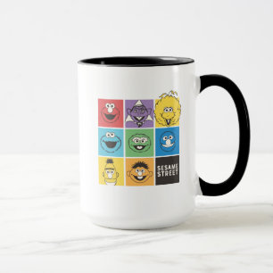 Sesame Street Pals   Colour Blocks Mug