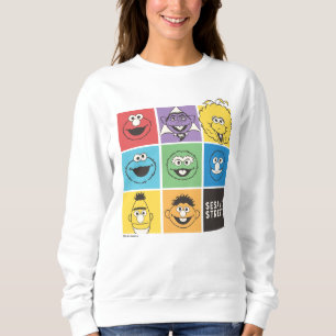 Sesame Street Pals Colour Blocks Sweatshirt