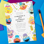 Sesame Street Pals Confetti Birthday Invitation<br><div class="desc">Celebrate your child’s special day with the Sesame Street Pals Confetti Birthday Invitation. Featuring Elmo, Cookie Monster, Big Bird, and Abby Cadabby surrounded by vibrant confetti accents, this playful design sets the perfect tone for a cheerful Sesame Street-themed celebration. Personalize it with all your party details to make your invitation...</div>