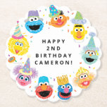 Sesame Street Pals Confetti Birthday Paper Coaster<br><div class="desc">Add a festive touch to your party table with the Sesame Street Pals Confetti Birthday Paper Coaster. Featuring Elmo,  Cookie Monster,  Big Bird,  and Abby Cadabby surrounded by colourful confetti accents,  this cheerful design is perfect for a Sesame Street-themed birthday celebration and keeps surfaces mess-free in style.</div>