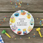 Sesame Street Pals Confetti Birthday Paper Plate<br><div class="desc">Make your party table pop with the Sesame Street Pals Confetti Birthday Paper Plates. Featuring Elmo,  Cookie Monster,  Big Bird,  and Abby Cadabby surrounded by vibrant confetti,  these cheerful plates are perfect for Sesame Street-themed celebrations. Add a playful and colourful touch to your child’s special day.</div>