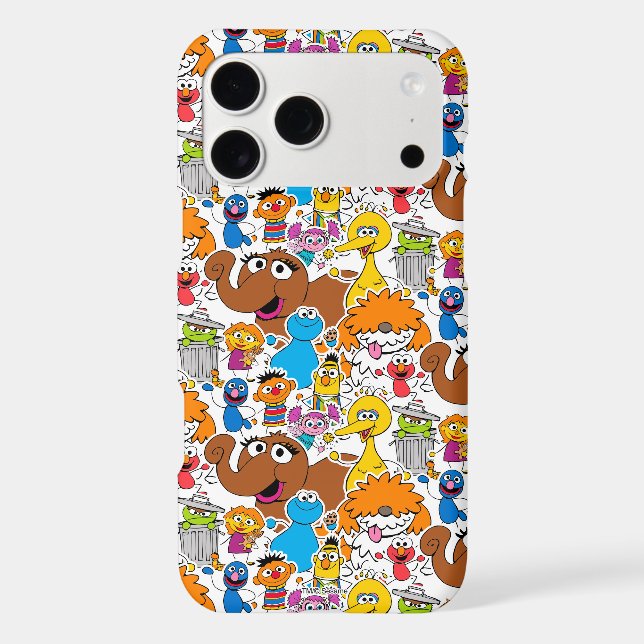 Sesame Street Pals Doodley Pattern (Back)