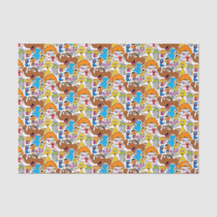 Sesame Street Pals Doodley Pattern Tissue Paper