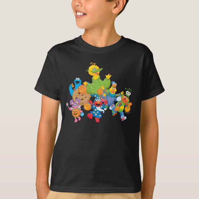 Sesame Street Pals | Halloween Costumes T-Shirt (Front)