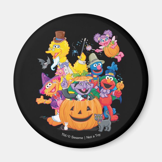 Sesame Street Pals | Happy Halloween Magnet (Front)