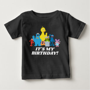 Sesame Street Pals   It's My Birthday Baby T-Shirt