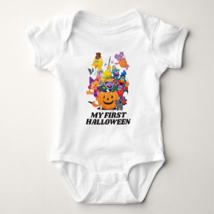 Sesame Street Pals   My First Halloween Baby Bodysuit
