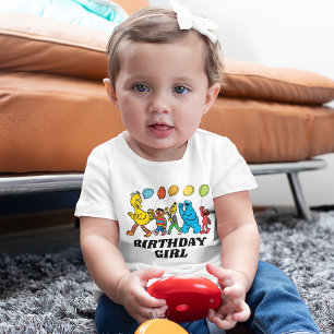 Sesame Street Pals Party Balloons Baby T-Shirt