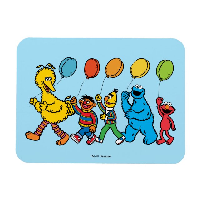 Sesame Street Pals | Party Balloons Magnet (Horizontal)