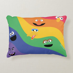 Sesame Street Pals Rainbow Accent Coussin