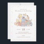 Sesame Street Pals Watercolor Confetti Birthday Invitation<br><div class="desc">Bring the magic of Sesame Street to your child’s special day with this adorable birthday invitation! Featuring a pastel-toned illustration of fan-favourite characters including Big Bird, Elmo, Cookie Monster, Abby Cadabby, Bert, Ernie, Grover, Zoe, and Oscar the Grouch, all sitting together in a joyful group. A confetti sprinkle border adds...</div>