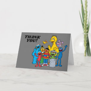 Sesame Street Pals Waving Card