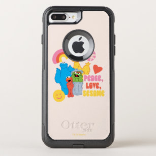 Sesame Street   Peace, Love, Sesame OtterBox Commuter iPhone 8 Plus/7 Plus Case