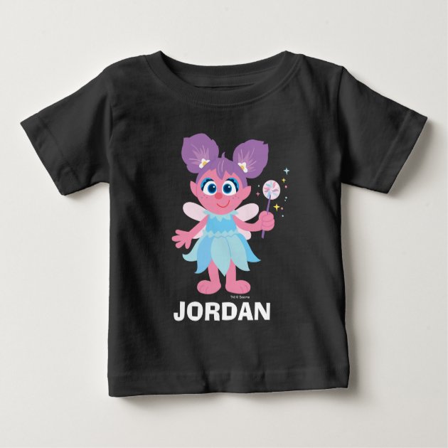 Sesame Street Personalized Abby Cadabby Baby T Shirt Zazzle