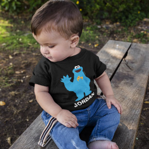 Sesame Street Personalized Cookie Monster Baby T-Shirt