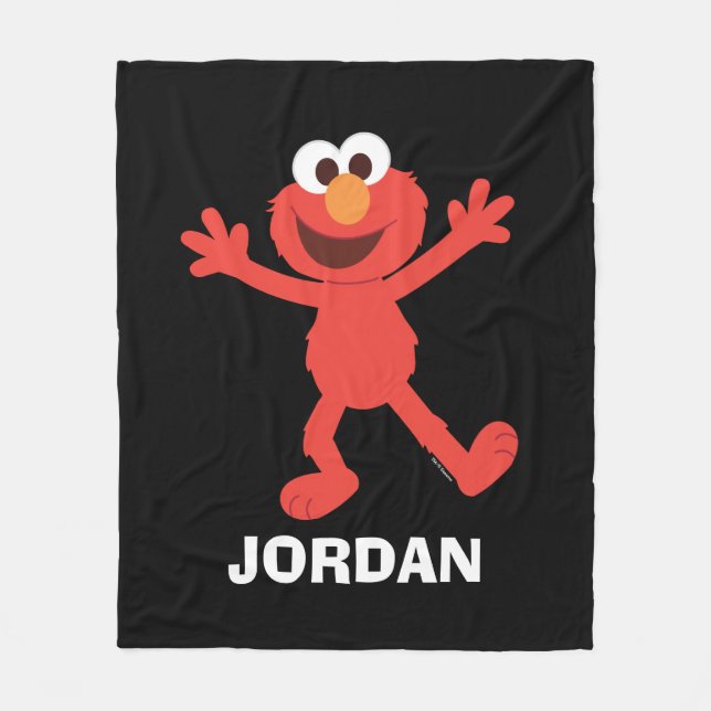 Sesame Street | Personalized Elmo Fleece Blanket (Front)