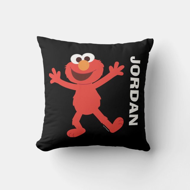 Sesame Street | Personalized Elmo Throw Pillow (Front)