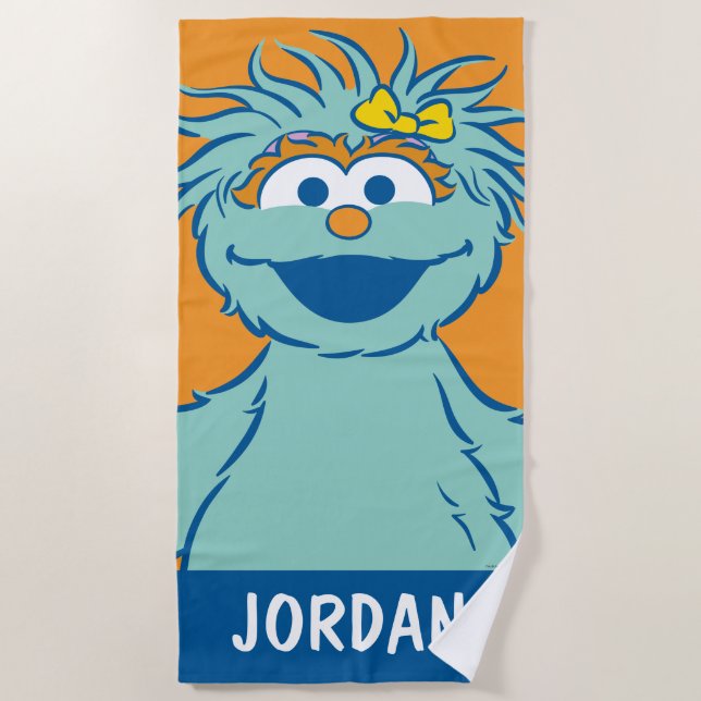 Sesame Street | Personalized Rosita Beach Towel (Front)