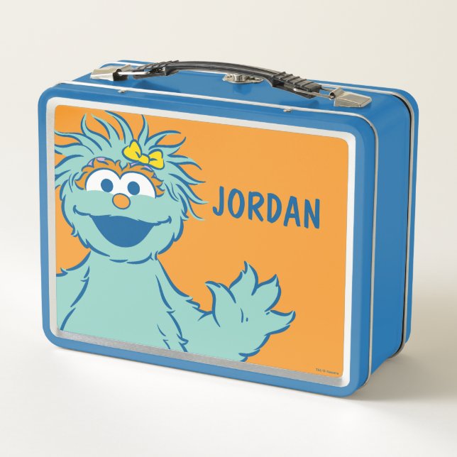 Sesame Street | Personalized Rosita Metal Lunch Box (Back)