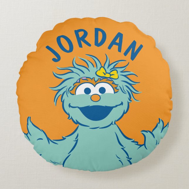 Sesame Street | Personalized Rosita Round Pillow (Front)